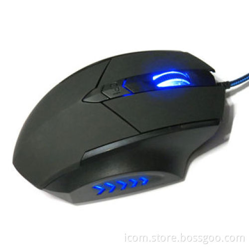LED Backlight Laser Gaming Mouse, 6D Buttons, 800/1,200/1,600dpi Resolution, OEM Orders Welcomed
